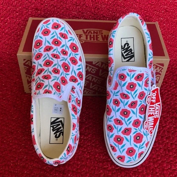 Vans Classic Slip-On Flowers True White WMNS - Picture 13 of 16